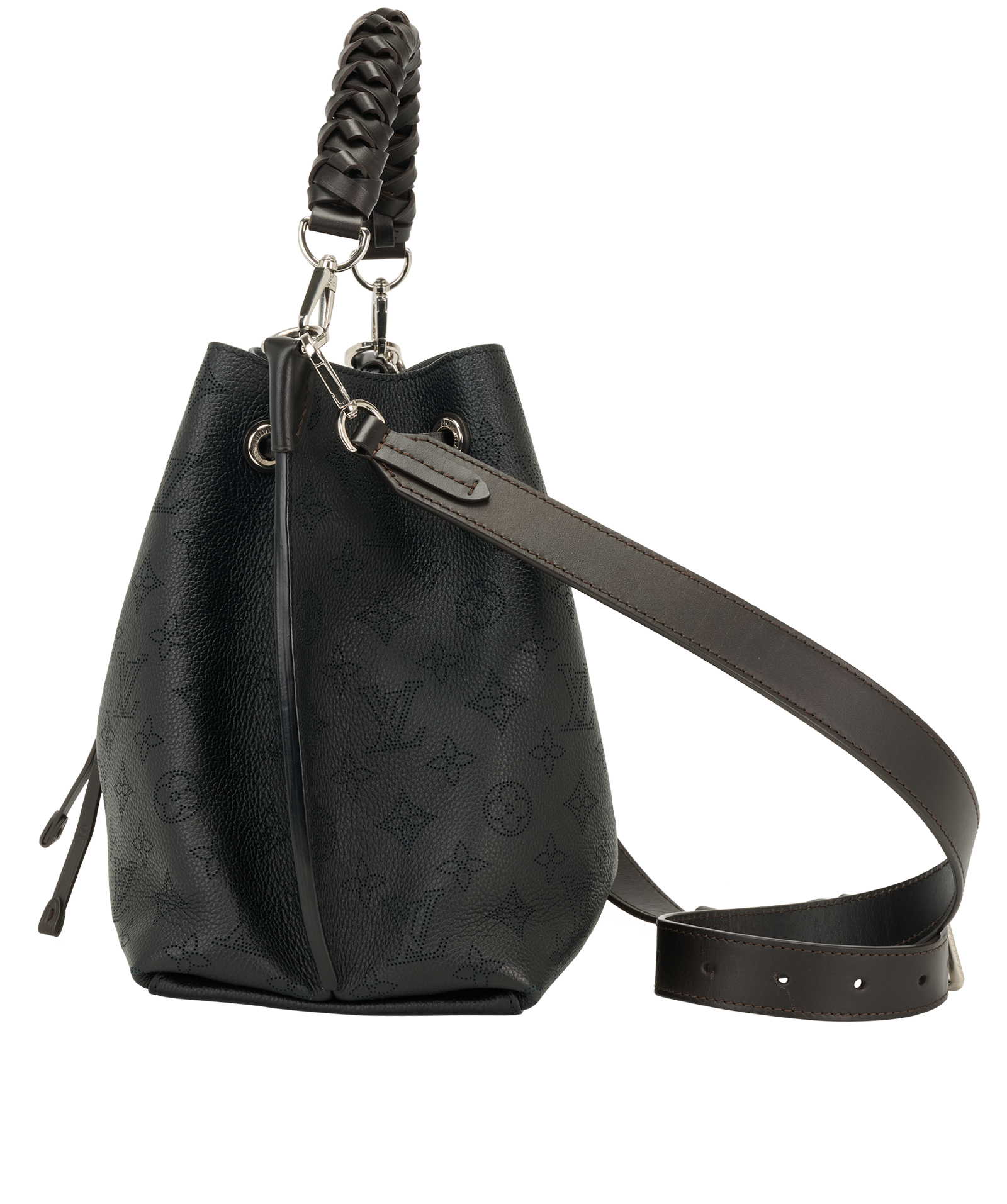 Muria Bucket Bag, &pound;2,100, Handbags, Black, Leather, Bottom view